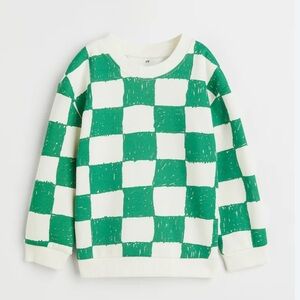 H&M Kids checkered sweatshirt
